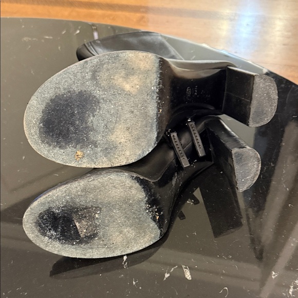 The Row Black Leather Boots - Picture 6 of 7